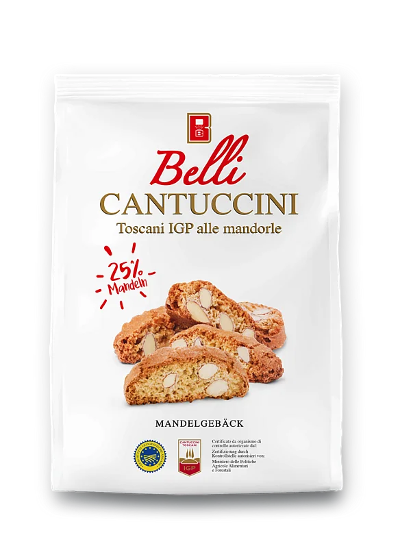 Packung Belli Cantuccini Classic alle Mandorle
