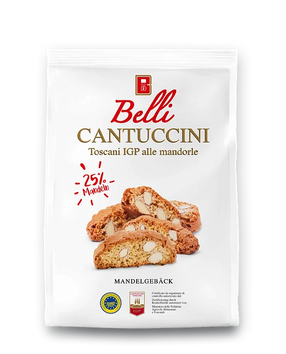 Packung Belli Cantuccini Classic alle Mandorle