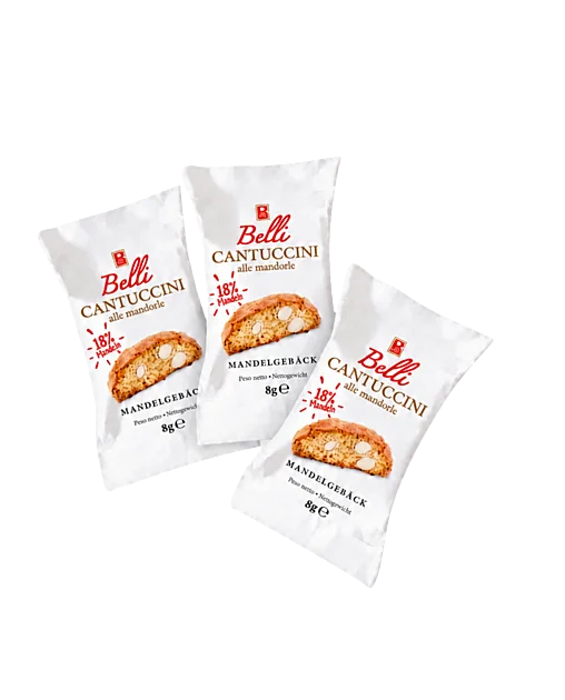 Einzeln verpackte Belli Cantuccini Classic 
